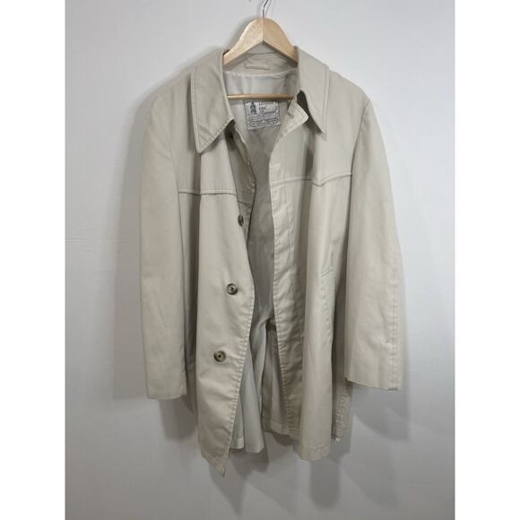 Vintage London Fog Maincoats Men’s‎ Trench coat MADE IN USA Sz 44 Long - Picture 1 of 12